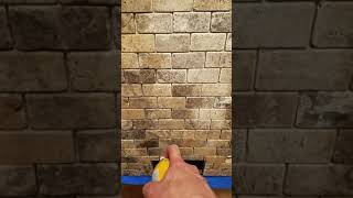 511 Sprayon grout Sealer Sealing all nooks and cranies of stone tile Use this before you grout [upl. by Oicanata]