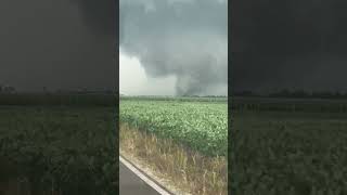 Video shows tornado in Posey County Indiana shorts [upl. by Anirbas]