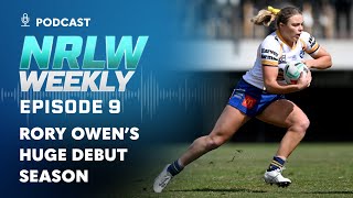 Breakout Eels rookie recruit Rory Owen joins the show NRLW Weekly  Ep09  NRL on Nine [upl. by Lleznov]