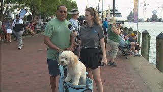 Thousands take to Downtown Norfolk for Harborfest 2024 [upl. by Yeslaehc]