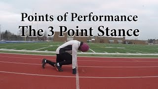 40 Yard Dash Technique  3 Point Stance [upl. by Ruthanne]