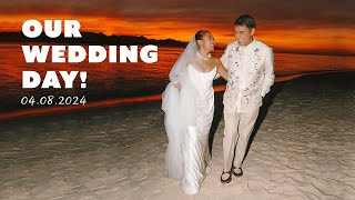 Wedding Vlog Were Finally Married  Miggy amp Laureen Uy Cruz [upl. by Dagmar]