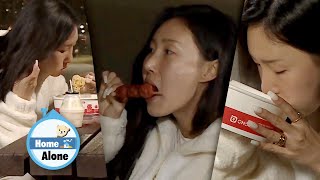 Hwasa Slurps the last remaining Noodles Home Alone Ep 336 [upl. by Goldfarb261]