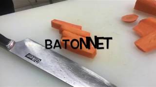 Vegetable Cutting  Batonnet [upl. by Pallua]