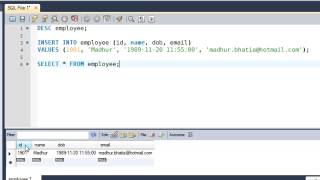 SQL Tutorial  12 Inserting Data Into Tables [upl. by Kra]