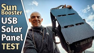 Test amp Review Sunnybag 21W Solarpanel 2 fach USB Solar Ladegerät für Outdoor Trekking amp Wandern [upl. by Aitra]