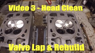 Thunderbike Race Prep Video 3  Ducati 748 Head clean valve lap and rebuild [upl. by Noid]