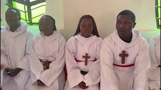 Talabiso bana tolukayo by Pueri Cantores Mater Salvatoriscfr bénédiction dla cmté des AA de Mahamba [upl. by Aihsemek]