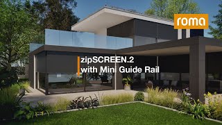 zipSCREEN2 with Mini Guide Rail [upl. by Fermin]