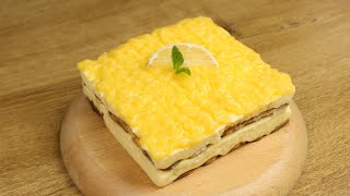 How to make fragrant lemonflavored Tiramisu  Delicious dish to enjoy with tea [upl. by Aggri906]