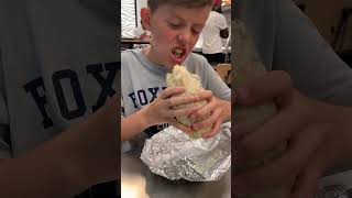 Andrew’s first Chipotle chipotle foodreview shorts [upl. by Barry]