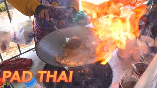 Pad thai  Street Food Thailand [upl. by Ayatnahs930]