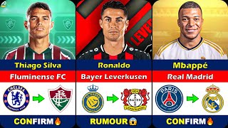 New CONFIRMED and RUMOUR Summer Transfers News 2024 🤪🔥 FT Ronaldo Mbappe Thiago [upl. by Cir427]