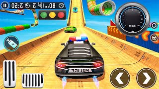 Ramp Car Driving Offline Game 2023  3D Police Car Race Stunt Simulator Games  Android GamePlay 4 [upl. by Deron]