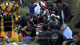 Eating out at Hornbill Festival in Nagaland [upl. by Ythomit]