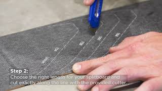 How To Cut Splitboard Skins  Union Binding Company [upl. by Fiorenze395]