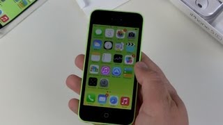 iPhone 5c Grün einrichten und erster Eindruck [upl. by Milli]