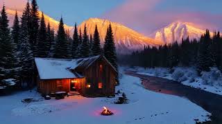 Winter Mountain ASMR ❄️come with us for an Harmony time in cosy place [upl. by Ligetti]