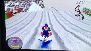 Epilepsy Warning Flashing Lights Gameplay Of Jet Moto 2 PS1 Part 2 Crazy Last Level [upl. by Cordy343]