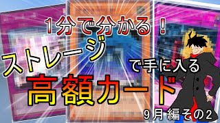 【遊戯王】2024年度版30円ストレージから入手できる買取が付く高騰カード9月編その2 [upl. by Bartle]