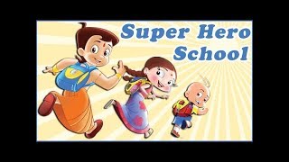 Super Heros Chhota Bheem Mighty Raju amp Luv Kushh at School [upl. by Ennairb131]