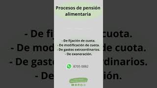 Procesos de pensión alimentaria en Costa Rica pensión abogado asesoríalegal [upl. by Stephani]