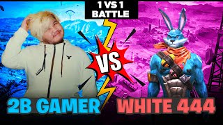 White444 Vs 2B Gamer  Free Fire 1 vs 1 Insane 😳 Battle Bw Legends [upl. by Serge]