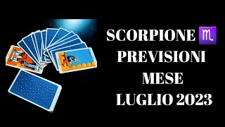 SCORPIONE ♏ PREVISIONI LUGLIO 2023 TAROCCHI EVOLUTIVI [upl. by Veejar]