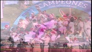 ¡CAMPEÓN Así levantó Universitario la Copa Movistar 2013 [upl. by Lazor647]