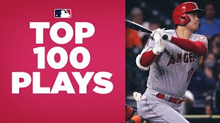 The Top 100 Plays of 2021  MLB Highlights [upl. by Ellinet]