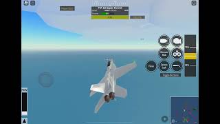 F18 takeoff and landing in PTFS mobile [upl. by Althea984]