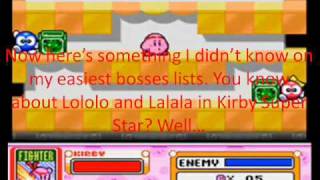 10 easiest Kirby bosses [upl. by Annia686]