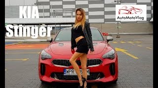 KIA Stinger GT 33 V6 AWD 2018 Test PL AMV11 [upl. by Eramat]