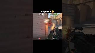 Negev OP😳 counterstrike csgo cs2 shorts [upl. by Arorua866]