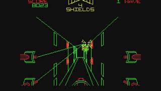 Star Wars 1983 for DOS gameplay [upl. by Enairda]