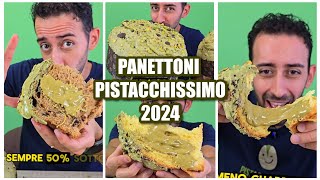 Panettone Pistacchissimo 2024  Doppia Crema di Pistacchio  Impasto Semplice o al Cioccolato [upl. by Noraa]