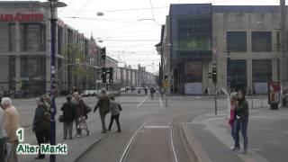 Straßenbahn Magdeburg linia 1 [upl. by Alpert]