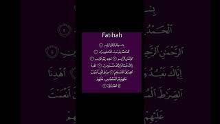 Surah Al Fatihaquran shorts youtubeshorts [upl. by Prudie456]