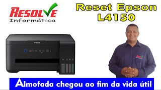 ✅ Reset Epson L4150 L4160 Almofada de tinta da impressora está no Final de sua vida útil Resolvido [upl. by Kynthia]