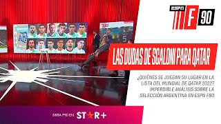 ¿QUIÉNES SE JUEGAN SU BOLETO A QATAR2022 ¡ANÁLISIS CALIENTE en ESPNF90 [upl. by Pond]