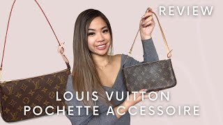 LOUIS VUITTON POCHETTE ACCESSOIRE  REVIEWCHAT [upl. by Barthol153]