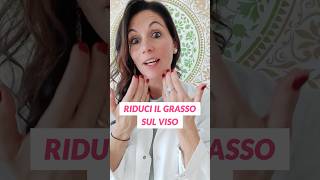 Riduci il grasso del tuo viso 💆🏻‍♀️ perte nutrizione cellulite alimentazione dimagrire [upl. by Wakefield665]