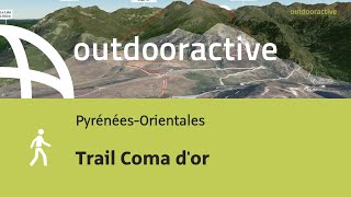 randonnée dans les PyrénéesOrientales Trail Coma dor [upl. by Saimerej]