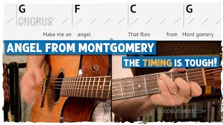 Learn John Prines Classic quotAngel From Montgomeryquot  Easy Guitar Tutorial [upl. by Aymik]