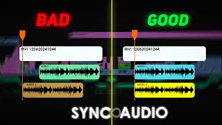 How to Sync Audio Clips like a PRO in Adobe Premiere Pro before Editing Video [upl. by Etolas]