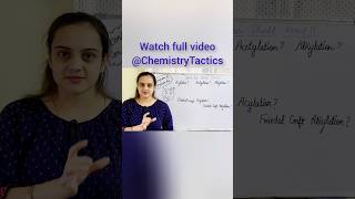 ▶️Acetylationacylationalkylationfriedal craft reactions difference shorts csirnet shortvideo [upl. by Keever]