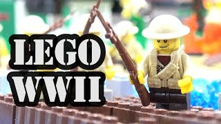 LEGO Battle of Dunkirk WWII Scene  Philly Brick Fest 2017 [upl. by Bissell453]