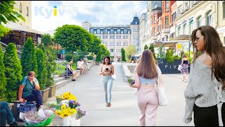 Kyiv Ukraine 🇺🇦 4K Walking Tour Kiev Україна City Center [upl. by Yvonner]