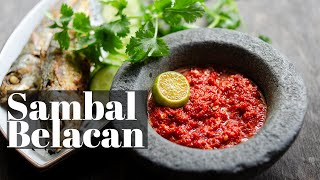 Sambal Belacan  Malaysian Chilli Dip [upl. by Lamaj]