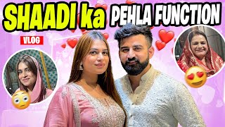 SHAADI KA PEHLA FUNCTION❤️🧿  WEDDING VLOG NO1  RAJATSWATIVLOGS [upl. by Hannahoj82]